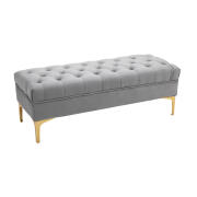HOMCOM Ξύλινο Ταμπουρέ 118 x 45 x 42 cm Χρώματος Μπλε 831-163V01