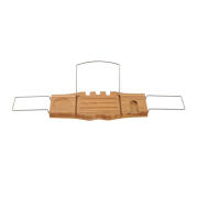 Πολυλειτουργικό Ράφι Μπανιέρας από Μπαμπού 79 -105 x 21 x 3 cm HOMCOM 834-070