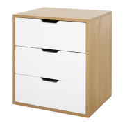 HOMCOM Μοντέρνα Θήκη Εγγράφων Γραφείου 3 Συρτάρια για Σπίτι και Στούντιο 836-245