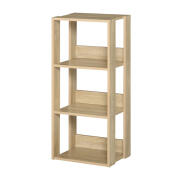 HOMCOM Ξύλινη Βιβλιοθήκη με 3 Ράφια 40 x 29.2 x 87.9 cm  836-258