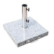 Outsunny Base Support For Garden Umbrella Marble 29kg, 42x42x36cm 840-117