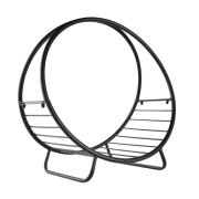 Outsunny Μεταλλική Στρογγυλή Ξυλιέρα Τζακιού 45 x 29.5 x 47 cm 842-158