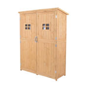 Outsunny Ξύλινη Αποθήκη Κήπου 127.5 x 50 x 164 cm 845-210