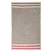 White Fabric Πετσέτα Θαλάσσης Red Stripe