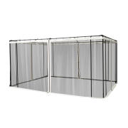 Κουνουπιέρα με Κρίκους για Κιόσκι Κήπου 4 τμχ 335 x 207 cm Outsunny 84C-142V01