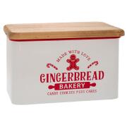 ΛΕΥΚΟ ΜΕΤΑΛΛΙΚΟ ΔΟΧΕΙΟ 27X16.5X16.5 ΜΕ ΞΥΛΙΝΟ ΚΑΠΑΚΙ