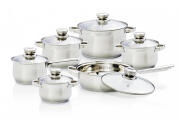 Σετ  Ανοξείδωτα Μαγειρικά Σκεύη 12 τεμάχια 8720195387930 Magnani