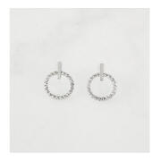 Alevine Jewellery Σκουλαρίκια Alevine Jewellery Eloise με Κρύσταλλα Ζιργκόν Χρώματος Ασημί 8720195389972