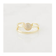 Δαχτυλίδι Alevine Jewellery Cloe με Πέτρες Ζιργκόν Χρώματος Χρυσό 8720604880069