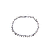 Alevine Jewellery Βραχιόλι Fleur με Πέτρες Ζιργκόν 8720604880120