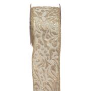 ΚΟΡΔ.BROKAR LEAVES ΧΡΥΣΟ 6,7cmX4,5m