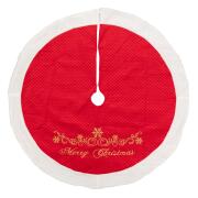 ΚΟΚΚΙΝΗ-ΛΕΥΚΗ ΥΦΑΣΜΑΤΙΝΗ ΠΟΔΙΑ ΔΕΝΤΡΟΥ ΜΕ ΓΟΥΝΙΝΟ ΤΕΛΕΙΩΜΑ Φ120ΕΚ