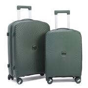 A.I Βαλίτσες Ταξιδιού με 4 Ρόδες 64x43x25Εκ 55x38x20Εκ Σετ 2τμχ Σκούρο Πρασίνο
