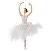 ΛΕΥΚΗ ΠΟΛΥΡΕΖΙΝ ΜΠΑΛΑΡΙΝΑ ΜΕ ΠΟΥΠΟΥΛΑ ΚΡΕΜΑΣΤΟ ΣΤΟΛΙΔΙ  8,5Χ6,5Χ21ΕΚ