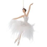 ΛΕΥΚΗ ΠΟΛΥΡΕΖΙΝ ΜΠΑΛΑΡΙΝΑ ΜΕ ΠΟΥΠΟΥΛΑ ΚΡΕΜΑΣΤΟ ΣΤΟΛΙΔΙ 10,5Χ5,5Χ20,5ΕΚ