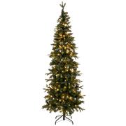 ΔΕΝΔΡΟ PRE-LIT SLIM ALPINE 240EK ΜΕ 400 LED ΘΕΡΜΟ ΛΕΥΚΟ