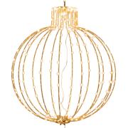 ΧΡΥΣΗ ΜΕΤΑΛΛΙΚΗ ΜΠΑΛΑ Φ56ΕΚ ΜΕ 320 LED ΘΕΡΜΟ ΛΕΥΚΟ IP44