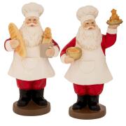 ΣΕΤ 2 ΠΟΛΥΡΕΖΙΝ ΦΙΓΟΥΡΑ ΑΓΙΟΥ ΒΑΣΙΛΗ ΠΟΥ ΚΡΑΤΑΕΙ ΚΕΡΑΣΜΑΤΑ 2 ΣΧΕΔΙΑ 13,5Χ10Χ24,5 12,5Χ9,5Χ24ΕΚ