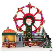 ΧΡΙΣΤΟΥΓΕΝΝΙΑΤΙΚΟ ΣΚΗΝΙΚΟ ΜΕ ΡΟΔΑ ΛΟΥΝΑ ΠΑΡΚ ΜΕ ΦΩΣ ΚΑΙ ΚΙΝΗΣΗ 30Χ20Χ28ΕΚ ΡΕΥΜΑΤΟΣ