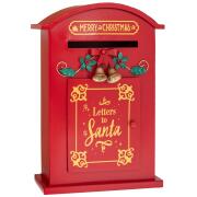 ΚΟΚΚΙΝΟ ΜΕΤΑΛΛΙΚΟ ΓΡΑΜΜΑΤΟΚΙΒΩΤΙΟ 27Χ12Χ41ΕΚ (Letters for Santa)