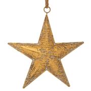 ΧΡΥΣΟ ΜΕΤΑΛΛΙΚΟ ΚΡΕΜΑΣΤΟ ΑΣΤΕΡΙ ΣΤΟΛΙΔΙ 33.5Χ6.5Χ35.5ΕΚ