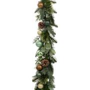 ΠΡΑΣΙΝΗ ΓΙΡΛΑΝΤΑ ΜΕ ΚΟΥΚΟΥΝΑΡΙΑ ΚΑΙ ΜΠΑΛΕΣ 180ΕΚ