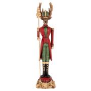 ΚΟΚΚΙΝΟΣ  ΠΡΑΣΙΝΟΣ ΠΟΛΥΡΕΖΙΝ ΤΑΡΑΝΔΟΣ ΜΕ ΣΚΗΠΤΡΟ 9Χ9Χ37,5ΕΚ