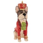 ΓΚΡΙ ΠΟΛΥΡΕΖΙΝ ΚΑΘΙΣΤΟΣ ΣΚΥΛΟΣ ΜΕ ΚΟΚΚΙΝΗ ΣΤΟΛΗ ΚΑΙ ΣΤΕΜΜΑ 22,5Χ15Χ37,5ΕΚ