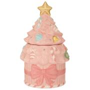 ΡΟΖ ΚΕΡΑΜΙΚΗ ΜΠΙΣΚΟΤΙΕΡΑ ΧΡΙΣΤΟΥΓΕΝΝΙΑΤΙΚΟ ΔΕΝΤΡΟ 16,5Χ16Χ27ΕΚ