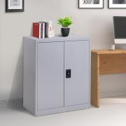 Ντουλάπα εγγράφων Vinsetto με κλειδαριά ασφαλείας σε ατσάλι, γκρι, 80x40x92,5 cm 913-013