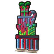 INFINITY ΦΩΤΙΖΟΜΕΝΗ ΣΤΗΛΗ ΔΩΡΩΝ ΜΕ ΓΛΥΚΑ 62Χ120ΕΚ ΔΙΠΛΗΣ ΟΨΗΣ ΣΕ ΞΥΛΙΝΗ ΒΑΣΗ