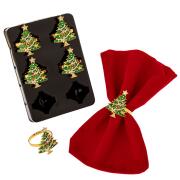 ΣΕΤ 6 ΔΑΧΤΥΛΙΔΙΑ ΠΕΤΣΕΤΑΣ ΜΕ ΠΡΑΣΙΝΟ ΔΕΝΤΡΑΚΙ