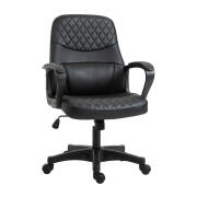 Καρέκλα Γραφείου Μασάζ 2 Σημείων 59 x 63 x 92-101 cm Χρώματος Μαύρο Vinsetto 921-325BK