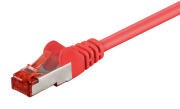 GOOBAY καλώδιο δικτύου 92458 CAT 6 S/FTP copper 250MHz 0.15m κόκκινο