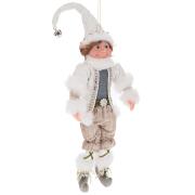 A.I Decoration 94014 Ξωτικό Υφασμάτινο 30cm Ιβουάρ Χρυσό
