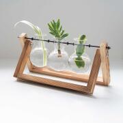 The Source - Home &amp; Lifestyle - Propergator Vases - Ξυλινη βάση με βάζα για υδροπονική καλλιέργεια