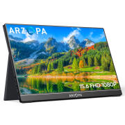Arzopa 15.6" IPS FHD Portable Monitor Black A1 GAMUT