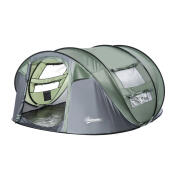 Pop Up Σκηνή Κάμπινγκ 4-5 Ατόμων 1000 mm 263.5 x 220 x 123 cm Outsunny A20-169