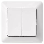 EMOS διακόπτης αλέ-ρετούρ A6100.3 διπλός 2-way λευκός