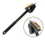 Βούρτσα καθαρισμού ψησταριάς AG705 με 2x κεφαλές & ξύστρα μαύρη