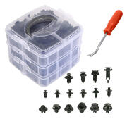 Σετ πλαστικά κλιπ αυτοκινήτου AG741 με εξολκέα κλιπ universal 625τμχ