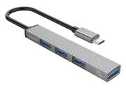 ORICO USB hub AH-13 4x θυρών USB 3.0 5Gbps USB-C σύνδεση γκρι
