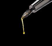 Olipac Zeus Λαδικό Γυάλινο με Ανοξείδωτη Επίστρωση 125ml Ανθρακί με ροή σε σχήμα φύλλου- Σε Συσκευα