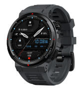 ZEBLAZE smartwatch Ares 3 Plus heart rate 1.43" AMOLED IP68 μαύρο