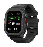 Zeblaze Ares Smartwatch GPS1.75" IPS GPS 3 ATM Μαύρο