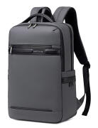 ARCTIC HUNTER τσάντα πλάτης B00872 με θήκη laptop 15.6" 14.5L γκρι