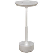 HOMCOM Wireless Lamp Touch LED Light 3 Tones and Rechargeable Battery, Ø13x28,5cm, Ασημί B31-454V00SR