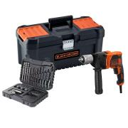 Black+Decker Δράπανο Κρουστικό 850W με Εργαλειοθήκη 16'' και Κασετίνα Αξεσουάρ