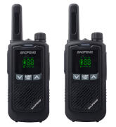 BAOFENG σετ ασύρματοι πομποδέκτες BF-T17 PMR 0.5W μαύρο 2τμχ