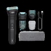Philips Body Groomer 7000 Series Κεφαλή 2D και διπλό σύστημα για τριμάρισμα-ξύρισμα